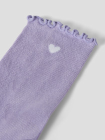 NAME IT Nkfbennedetta Sock - Lavender Gray